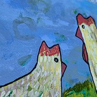 Gilda and Gabby - Chickens